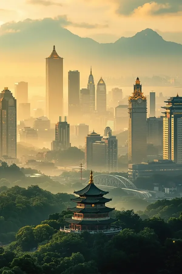 光影中的成都 - 专题海报